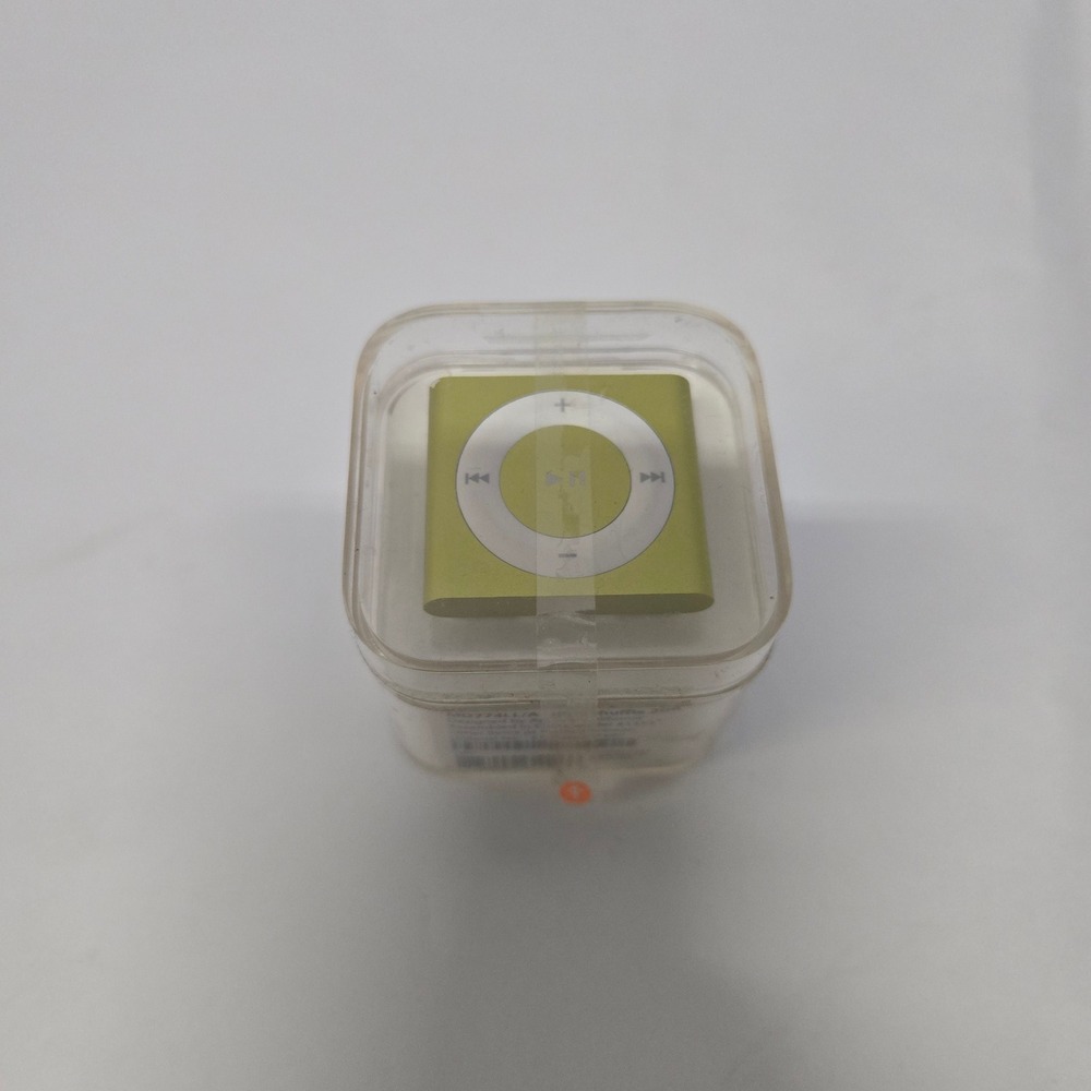 Apple iPod Shuffle 4th Gen 2GB Yellow Green MD774LL/A New Untested